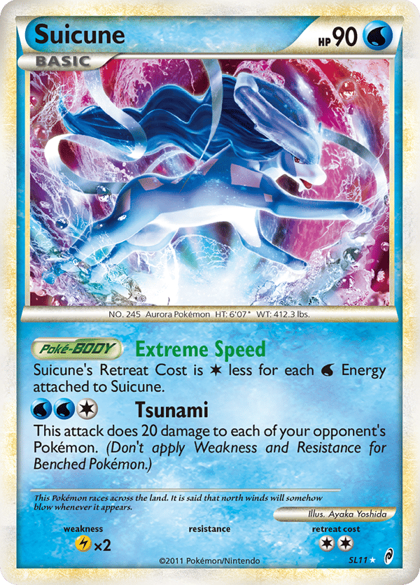 Suicune – Rare Holo – Call of Legends