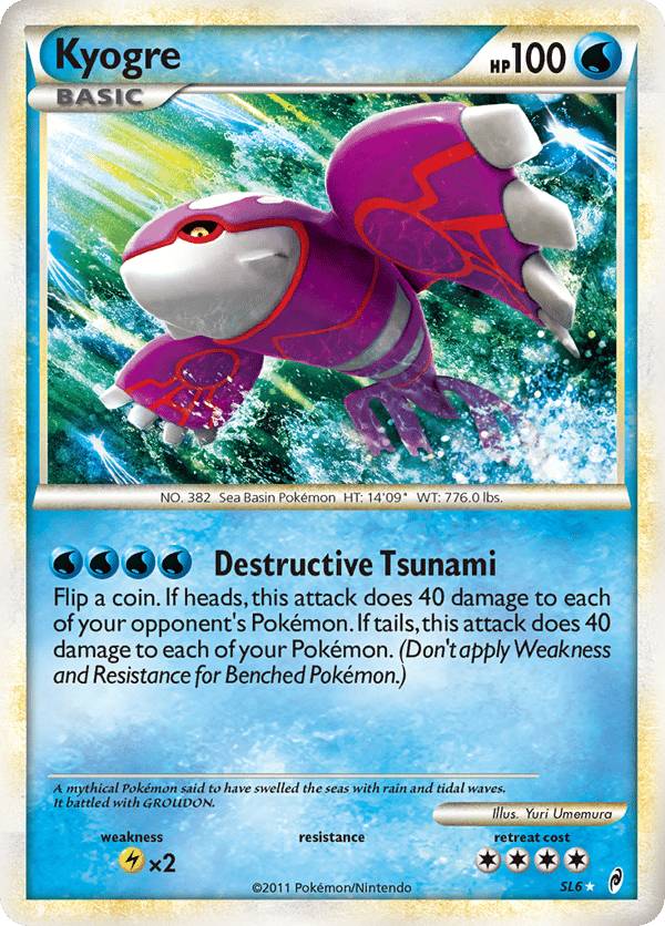 Kyogre – Rare Holo – Call of Legends