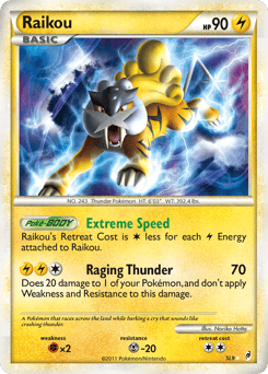 Raikou – Rare Holo