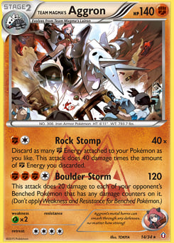 Team Magma's Aggron – Rare Holo