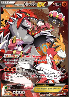 Team Magma's Groudon-EX – Rare Ultra