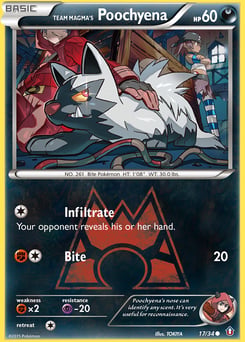 Team Magma's Poochyena – Common