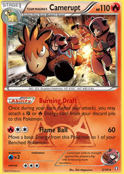 Team Magma's Camerupt – Rare Holo
