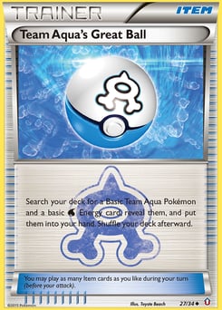 Team Aqua's Great Ball – Uncommon