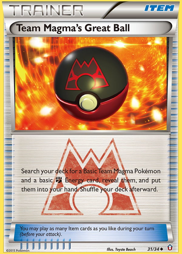 Team Magma's Great Ball – Uncommon – Double Crisis