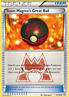 Team Magma's Great Ball – Uncommon