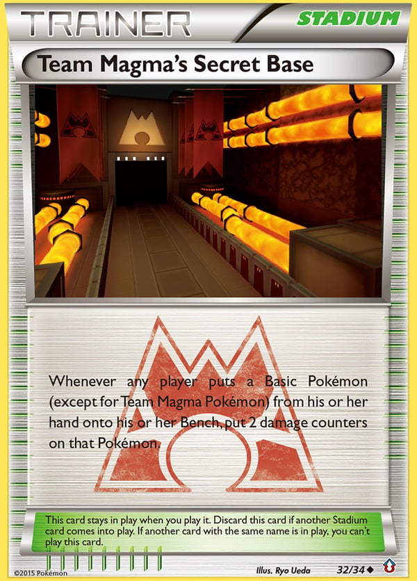 Team Magma's Secret Base – Uncommon – Double Crisis