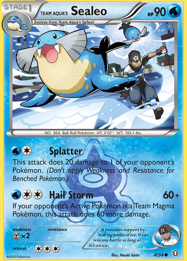 Team Aqua's Sealeo – Double Crisis