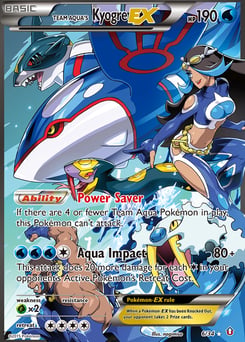 Team Aqua's Kyogre-EX – Rare Ultra