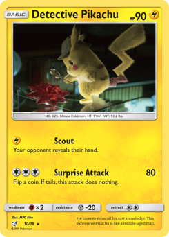Detective Pikachu – Rare
