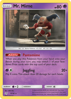 Mr. Mime – Rare – Detective Pikachu