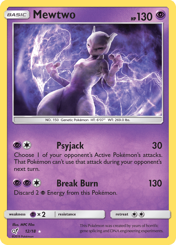 Mewtwo – Rare Ultra – Detective Pikachu