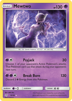 Mewtwo – Rare Ultra – Detective Pikachu