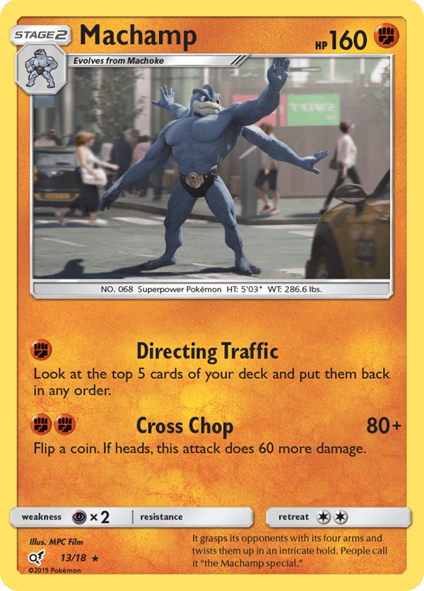 Machamp – Rare – Detective Pikachu