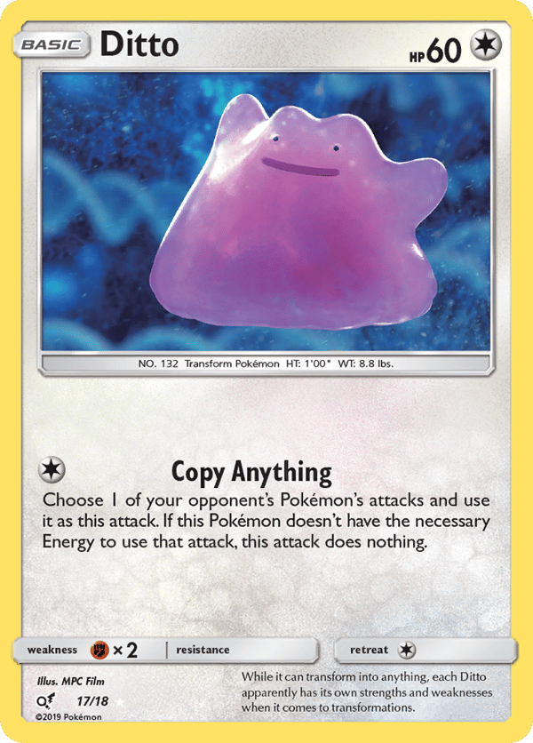 Ditto – Rare Ultra – Detective Pikachu
