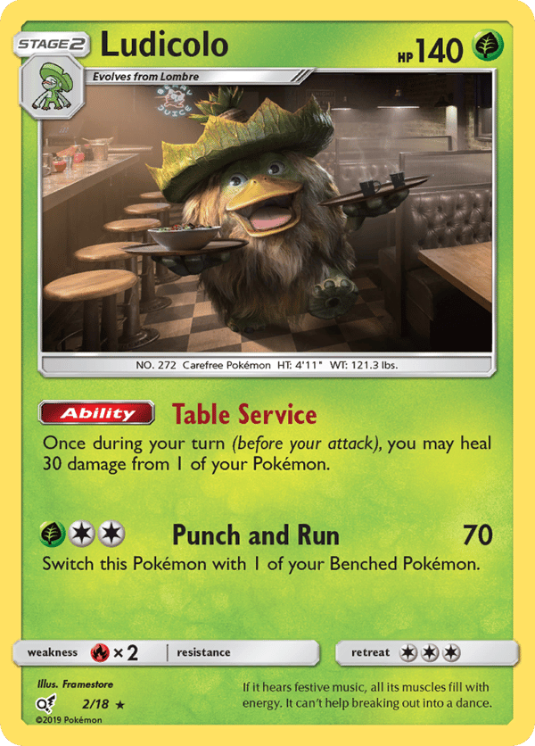 Ludicolo – Rare – Detective Pikachu