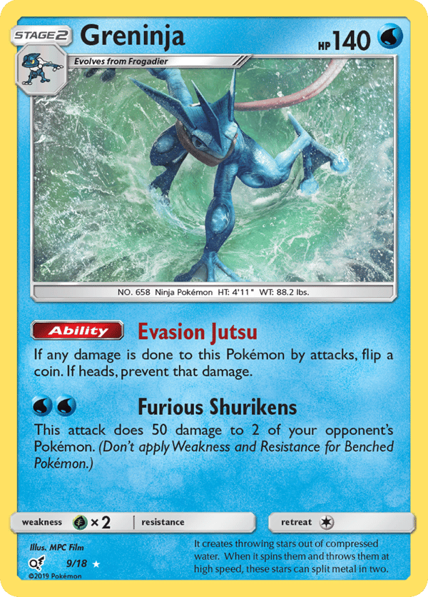 Greninja – Rare Ultra – Detective Pikachu