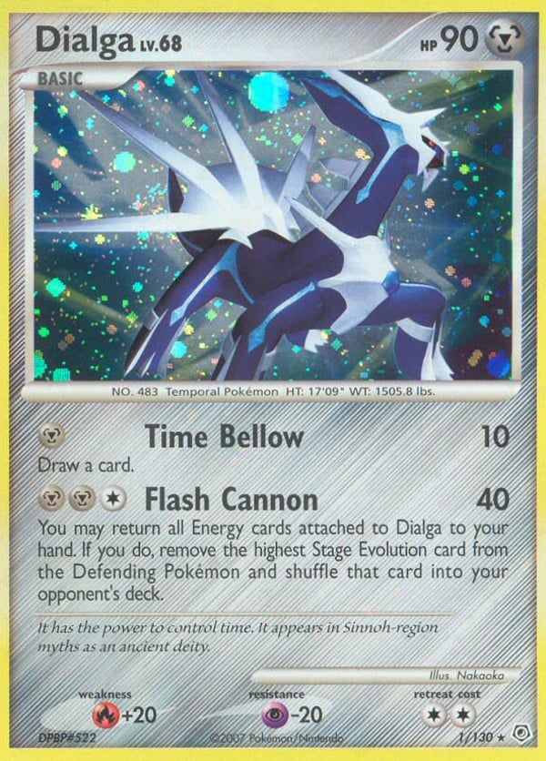Dialga – Rare Holo – Diamond & Pearl