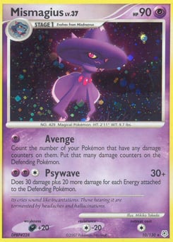 Mismagius – Rare Holo – Diamond & Pearl
