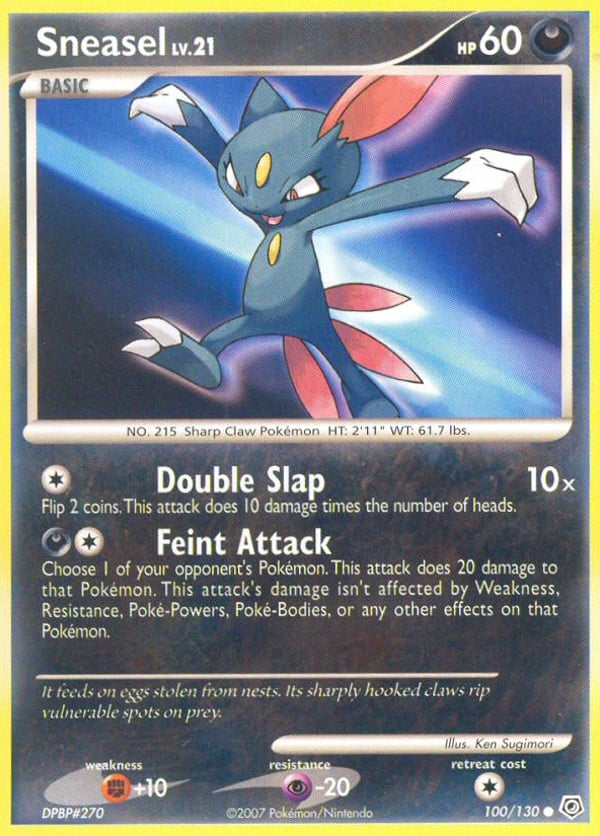 Sneasel – Common – Diamond & Pearl