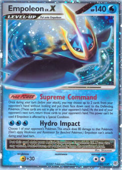 Empoleon LV.X – Rare Holo LV.X – Diamond & Pearl