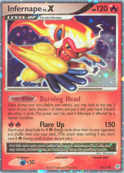 Infernape LV.X – Rare Holo LV.X – Diamond & Pearl