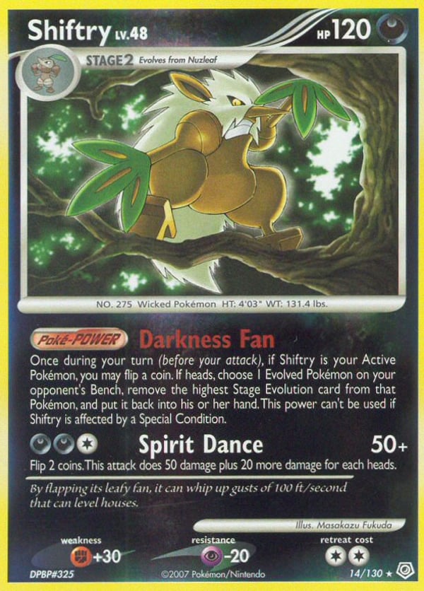 Shiftry – Rare Holo – Diamond & Pearl