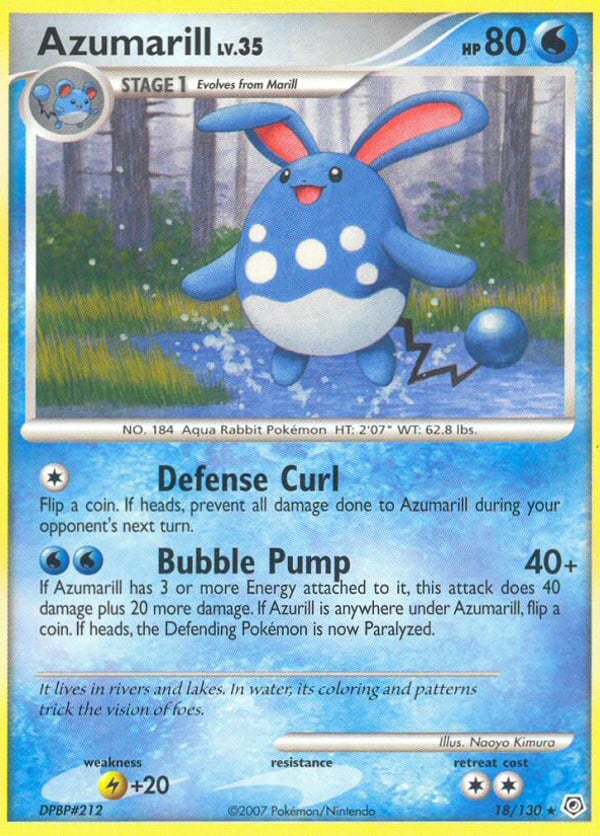 Azumarill – Rare – Diamond & Pearl