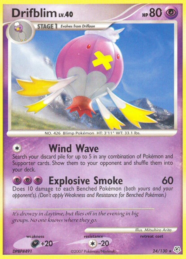 Drifblim – Rare – Diamond & Pearl