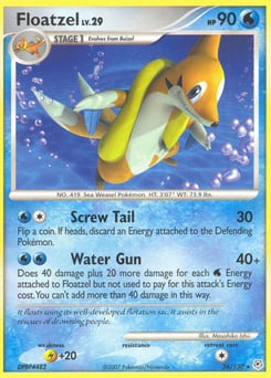 Floatzel – Rare – Diamond & Pearl