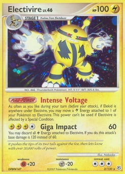 Electivire – Rare Holo – Diamond & Pearl