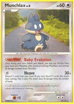 Munchlax – Rare – Diamond & Pearl