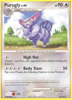 Purugly – Rare – Diamond & Pearl