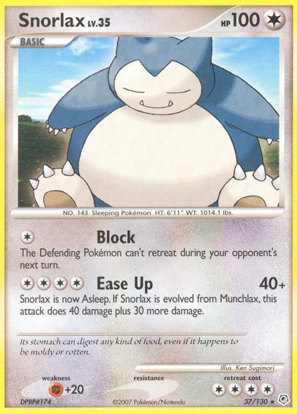 Snorlax – Rare – Diamond & Pearl