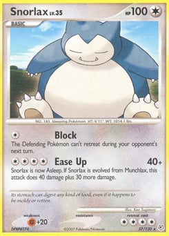 Snorlax – Rare – Diamond & Pearl