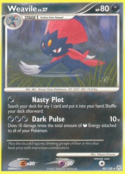 Weavile – Rare – Diamond & Pearl