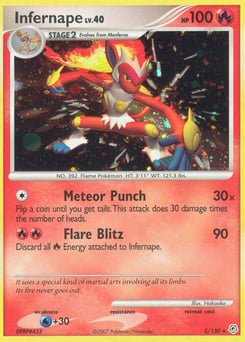 Infernape – Rare Holo – Diamond & Pearl