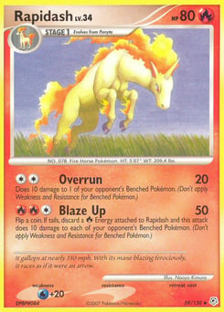 Rapidash – Uncommon – Diamond & Pearl