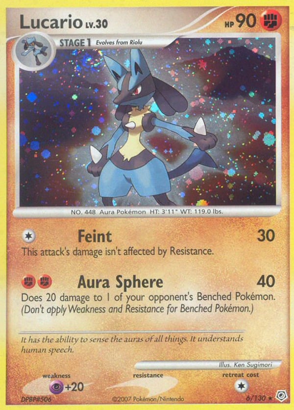 Lucario – Rare Holo – Diamond & Pearl