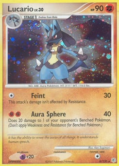 Lucario – Rare Holo – Diamond & Pearl