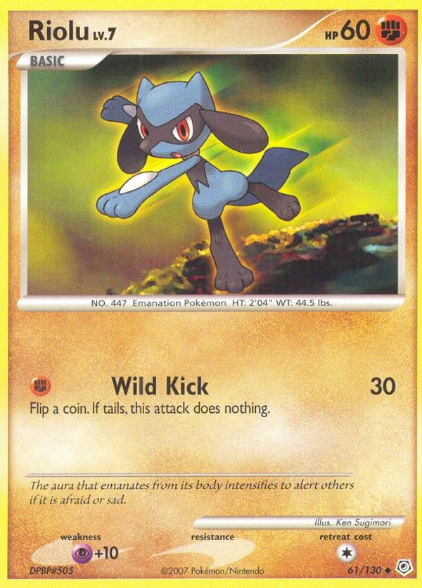 Riolu – Uncommon – Diamond & Pearl