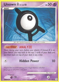 Unown [A] – Uncommon – Diamond & Pearl