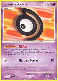 Unown [D] – Uncommon – Diamond & Pearl