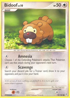 Bidoof – Common – Diamond & Pearl