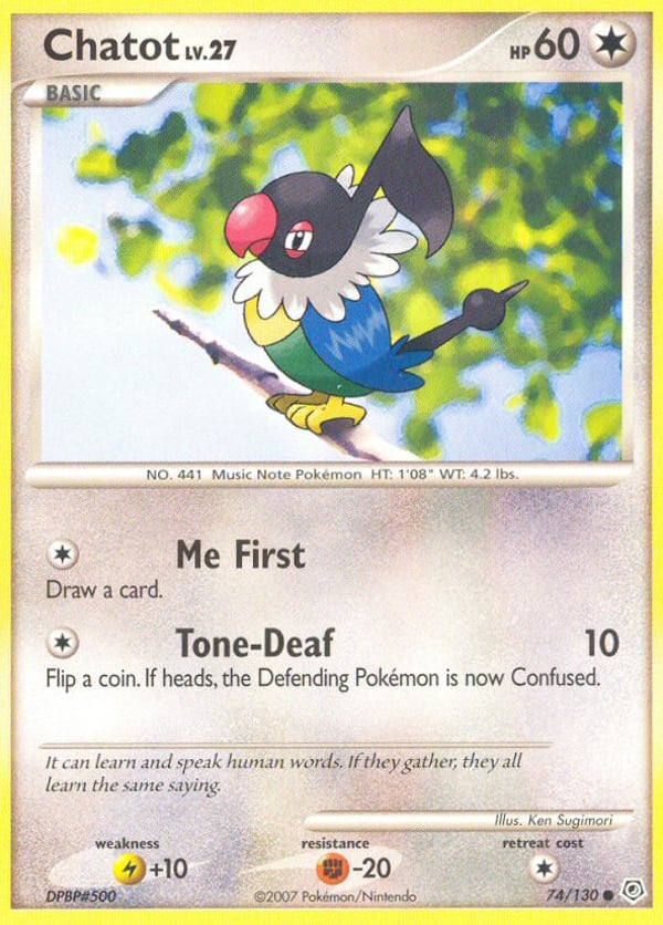 Chatot – Diamond & Pearl