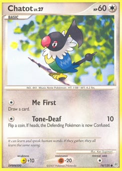 Chatot – Common – Diamond & Pearl