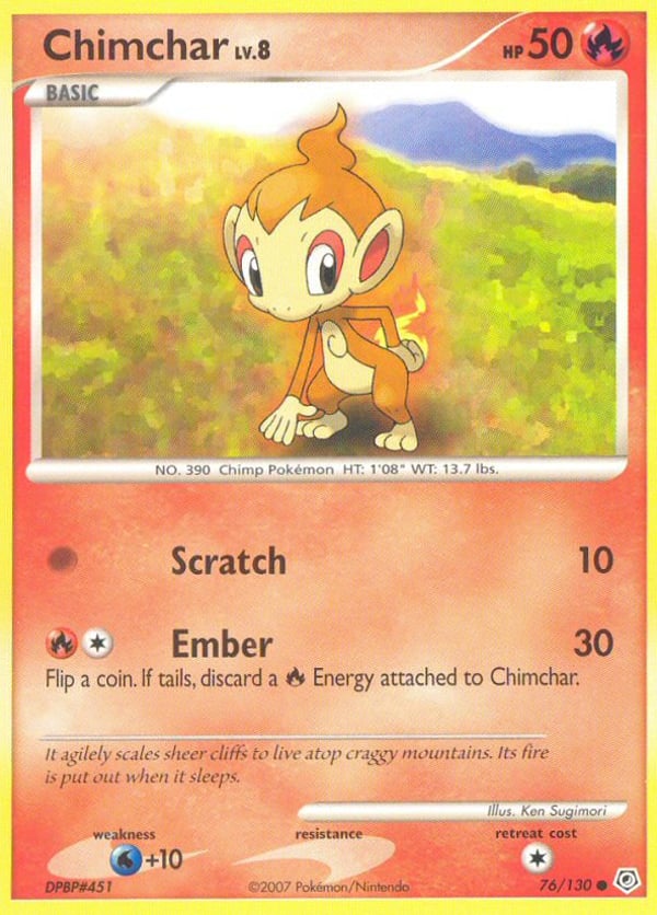 Chimchar – Common – Diamond & Pearl