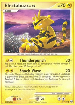 Electabuzz – Common – Diamond & Pearl