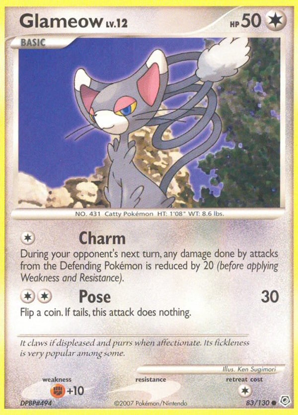 Glameow – Common – Diamond & Pearl