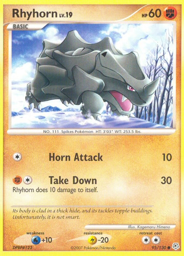 Rhyhorn – Common – Diamond & Pearl